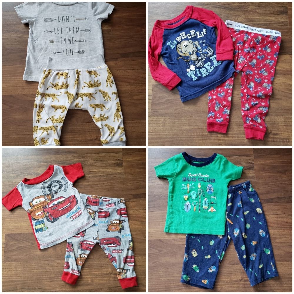 Boys 12m pajama lot